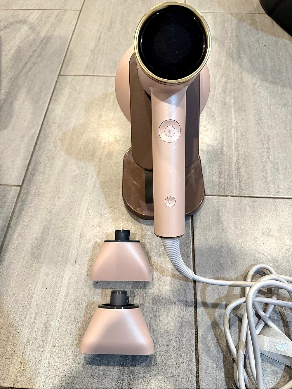 T3 AireLuxe Professional HD Hair Dryer Pink & Gold USED